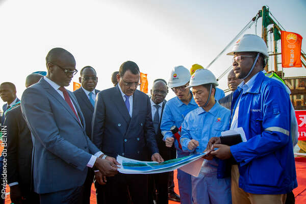 Pipeline Niger - Bénin : Mohamed BAZOUM séduit par l'évolution des travaux du côté de Sèmè