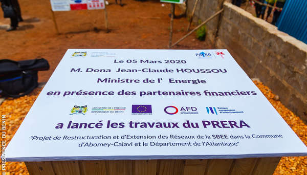 Énergie Électrique : Le Ministre Jean-Claude HOUSSOU lance les travaux du PRERA