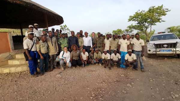 Visite du Ministre Oswald HOMEKY au parc de la Pendjari