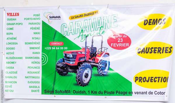 Mécanisation de l’agriculture : La SoNaMA va aux contacts des producteurs agricoles dans 33 villes du Bénin