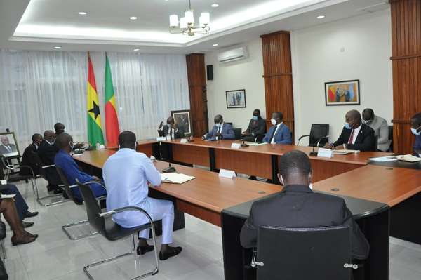 Après l’élection de Nana AKUFO-ADDO à la tête de la CEDEAO : Aurélien AGBENONCI reçoit un envoyé spécial du Président ghanéen