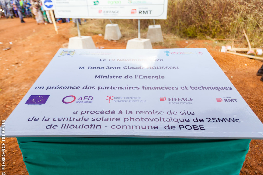 Energie solaire au Bénin : Les travaux de construction de la première Centrale Solaire Photovoltaïque lancés