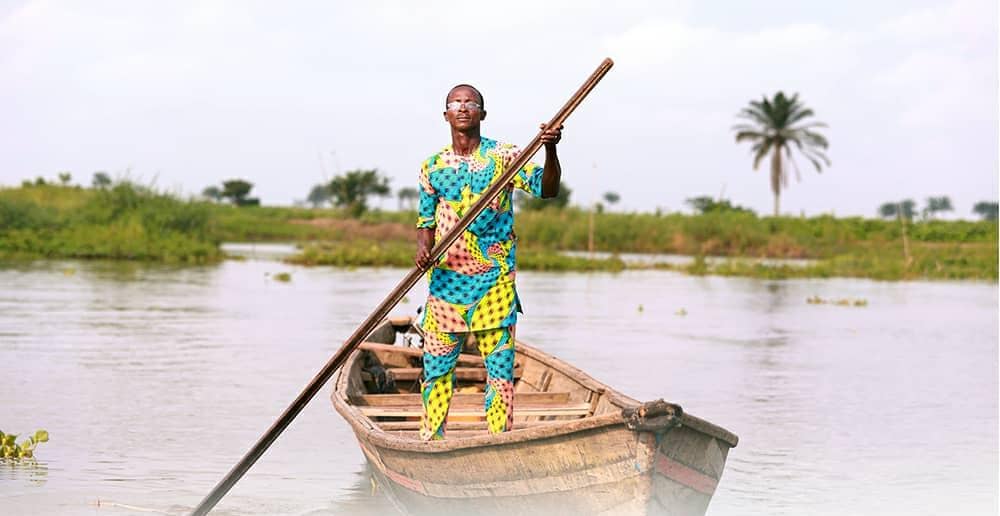 Destination Bénin : AGUEGUES, agréable expression des maisons sur pilotis