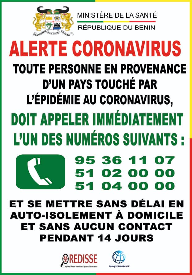 Coronavirus Point De La Situation Au Benin Gouvernement De La Republique Du Benin