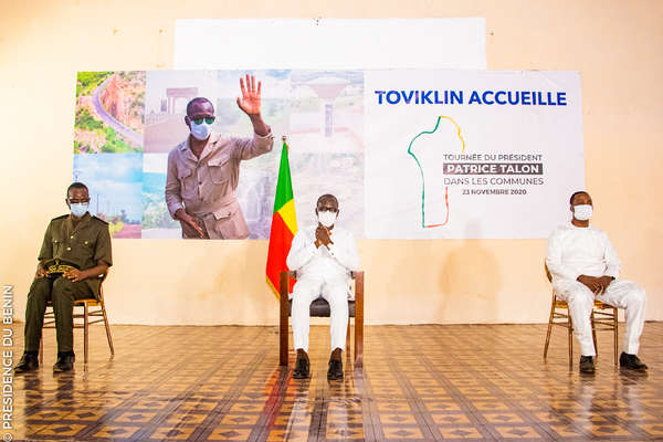 Tournée présidentielle : Toviklin marque son adhésion à la pérennisation des acquis