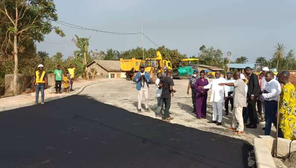 Travaux d’aménagement et de bitumage de la route Wadon-Adjarra-Mèdédjonou-Porto-Novo et ses bretelles : 53,5 % de taux d'exécution