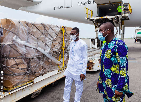 CORONAVIRUS : Encore 6 millions de masques et un important lot de matériels médicaux réceptionnés par le Bénin