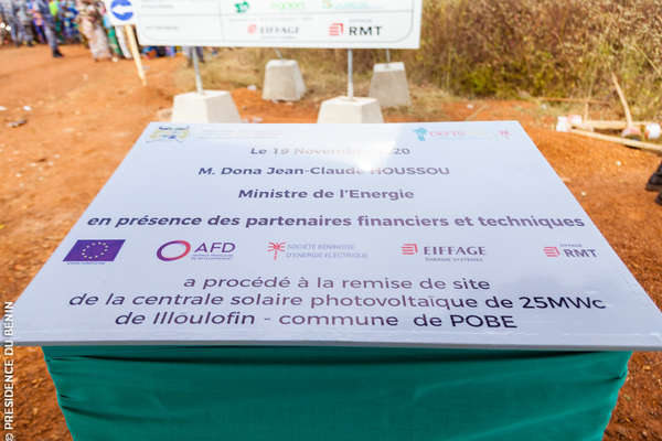 Energie solaire au Bénin : Les travaux de construction de la première Centrale Solaire Photovoltaïque lancés