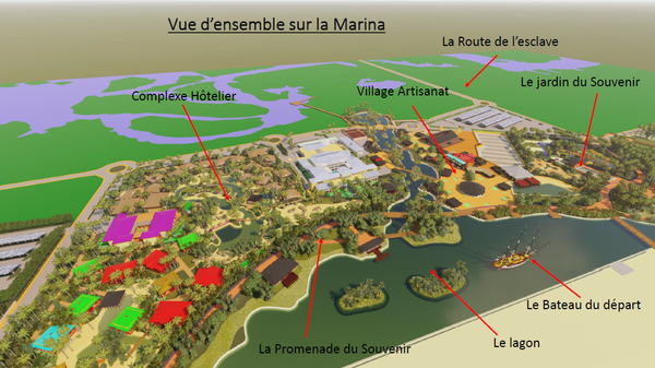 Tourisme : A la découverte du Projet MARINA - Porte du non retour à Ouidah