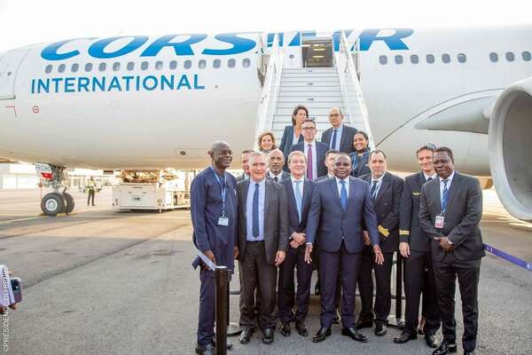 Développement du transport aérien au Bénin : Corsair effectue son vol Inaugural sur Cotonou