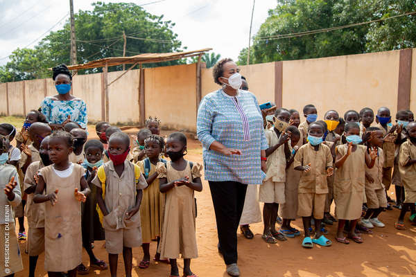 Secteur de l'éducation au Bénin : Une délégation de la Banque mondiale visite quelques établissements scolaires