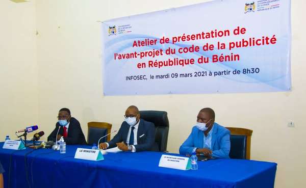 Code sur la publicité en République du Bénin : Le Ministre Alain OROUNLA procède au lancement de l'avant-projet