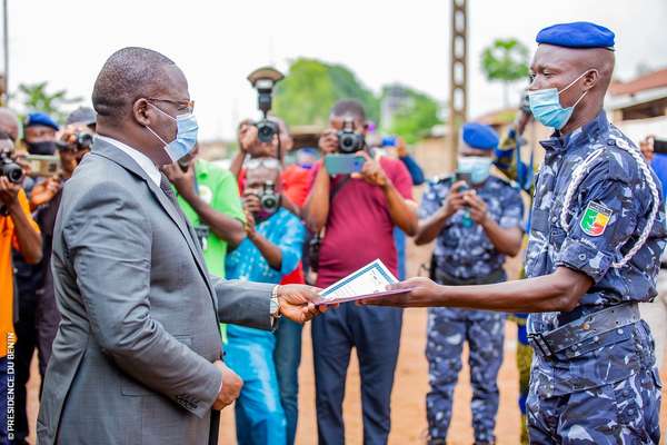 Renforcement des effectifs des Forces de sécurité au Bénin : La Police Républicaine accueille 600 nouveaux agents