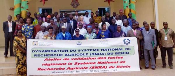 Ouverture de l'Atelier de validation des textes regissant le Système National de Recherche Agricole du Bénin