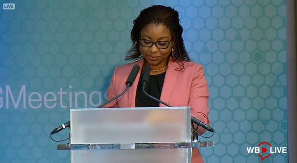 Réunion annuelle de la Banque Mondiale sur la connexion internet à haut débit en Afrique : Mme ZOUMAROU expose la feuille de route du Bénin pour le développement de l’économie numérique