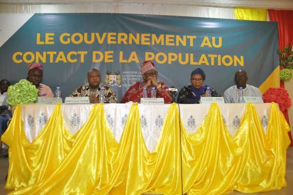 Le Gouvernement au Contact des Populations (GCP): Point du périple du ministre Alain OROUNLA dans le département du Plateau