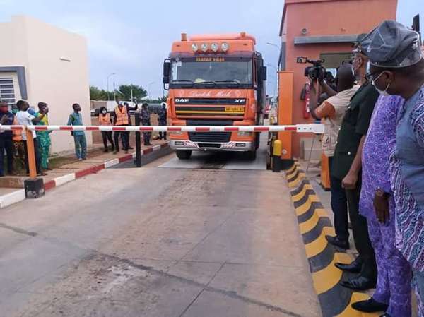 Infrastructures au Bénin : La station de pesage et péage de Houègbo mise en service