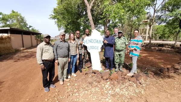 Le Ministre Homéky au cœur du parc de la Pendjari