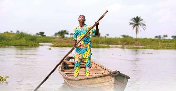 Destination Bénin : AGUEGUES, agréable expression des maisons sur pilotis