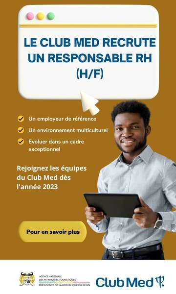 Avis de recrutement d'un(e) Responsable des Ressources Humaines au profit du Club Med