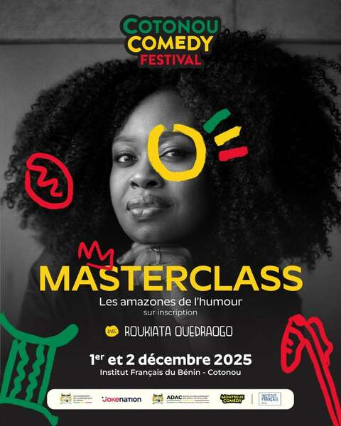 Cotonou Comedy Festival : Le top donné ce lundi avec une Masterclass inaugurale