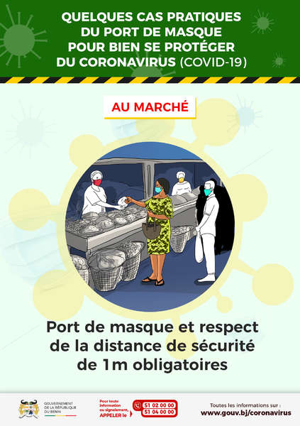 Cas pratique du port de masque au marché