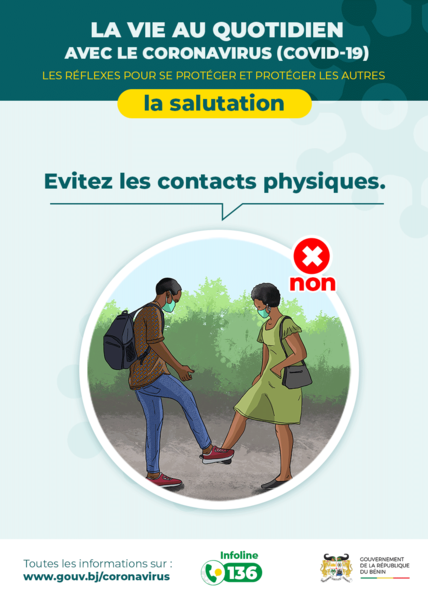 Evitez les contacts physiques