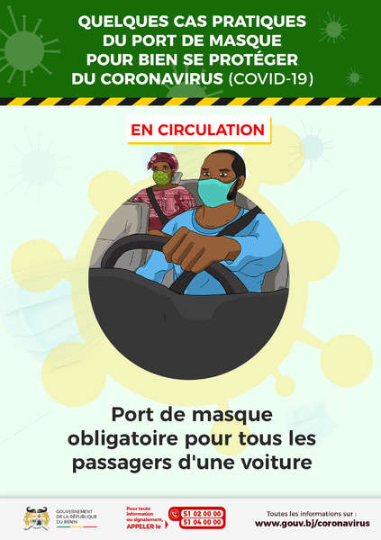 Cas pratique du port du masque en voiture