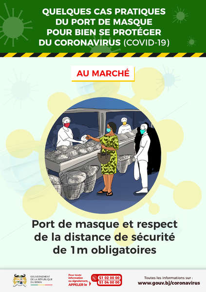 Cas pratique du port de masque au marché