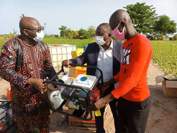Des matériels et équipements d'une valeur de 50 millions pour appuyer le développement du maraîchage à Sèmè Podji